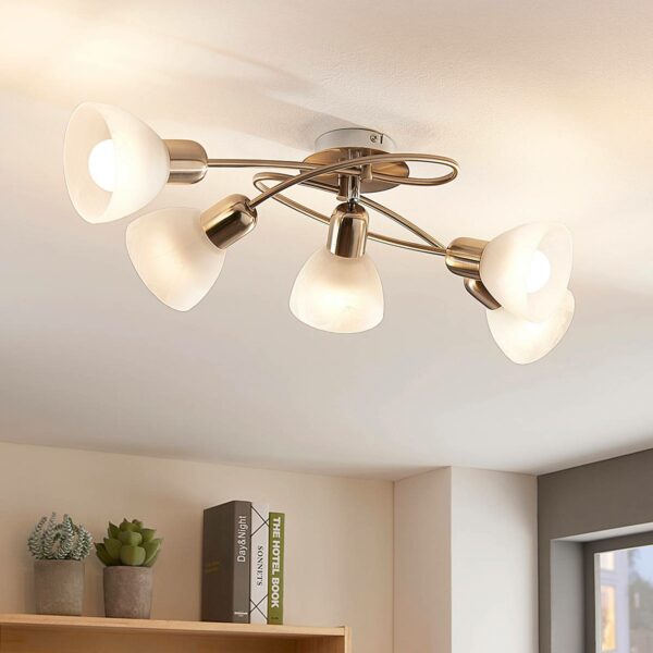 LED loftlampe Paulina med 5 lyskilder, stue