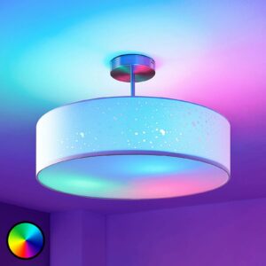 Lindby Smart LED-loftlampe Alwine med afstand