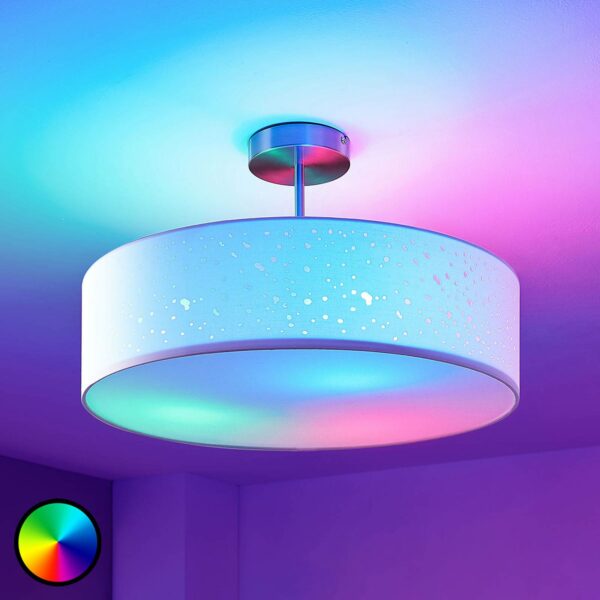 Lindby Smart LED-loftlampe Alwine med afstand