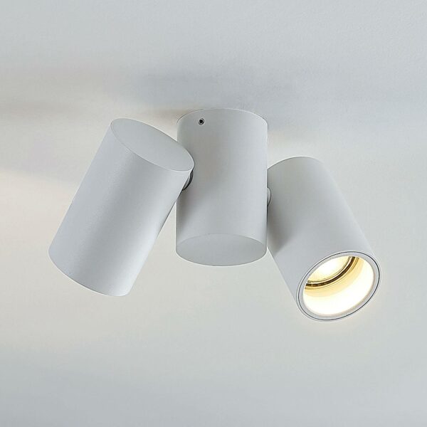 Loftlampe Gesina, to lyskilder, hvid