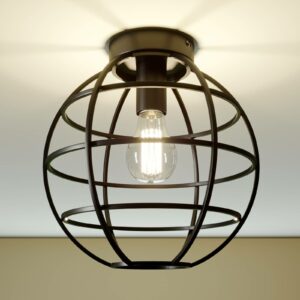 Burloftlampe Bekira i sort