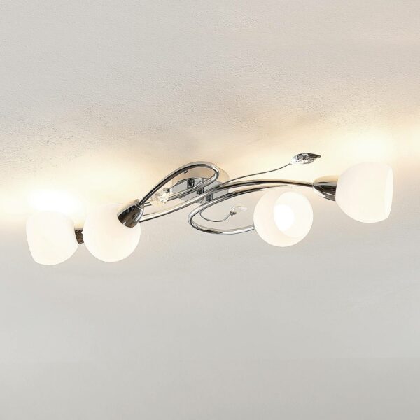 Lindby Taraneh loftlampe, 4 lyskilder
