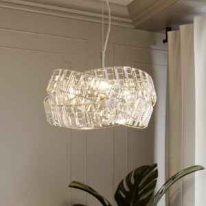 Lindby Karlson pendellampe, krom