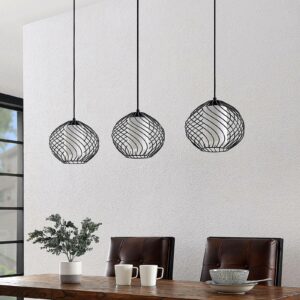 Lindby Cedrice bur-pendellampe, 3 lyskilder
