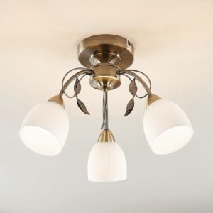 Lindby Thaddeus loftlampe, 3 lyskilder højde 31 cm