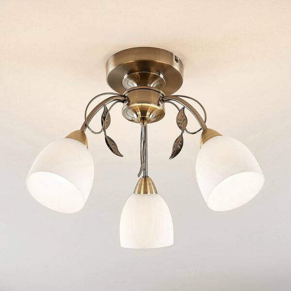 Lindby Thaddeus loftlampe, 3 lyskilder højde 31 cm
