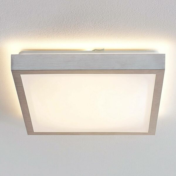 Lindby Margit LED-loftlampe i alu, kantet, 37,5 cm