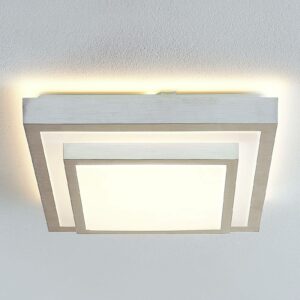 Lindby Mirco LED-loftlampe i alu, kantet, 37,5 cm