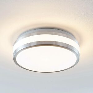 Lindby Nelia LED-loftlampe i alu, rund, 29 cm