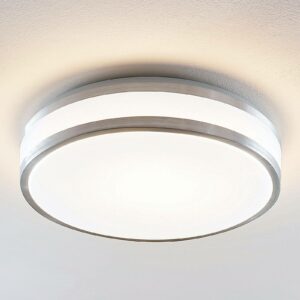 Lindby Nelia LED-loftlampe i alu, rund, 41 cm