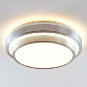 Lindby Naima LED-loftlampe i alu, rund, 41 cm