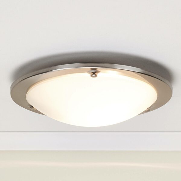 Loftlampe Rebecca - med metalrand