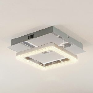 Lindby Charleen LED-loftlampe, forkromet