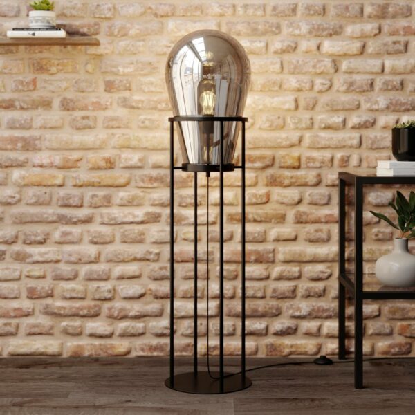 Lucande Viyan gulvlampe med glasballon