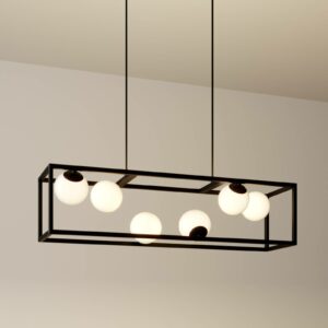 Lindby Utopia LED-pendellampe, 6 lyskilder