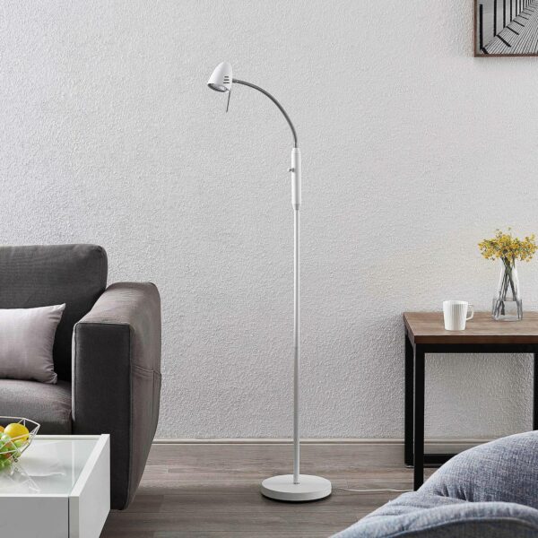 Lindby Heyko LED-gulvlampe, dæmpbar, 1 lyskilde