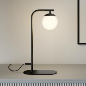 Lucande Rama LED-bordlampe med glasskærm