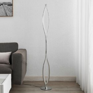 Lucande Demora LED-gulvlampe i drejet form