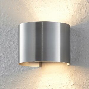 ELC Jördis væglampe, G9, rund, aluminium