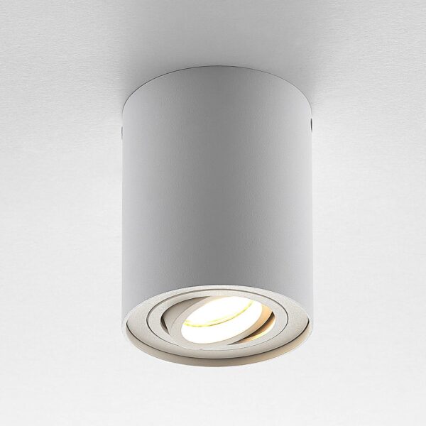 ELC Aleena downlight, indstillelig, rund, hvid