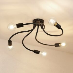 Lindby Aurina loftlampe, 5 lyskilder