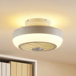 Lindby Thyron LED-loftventilator, hvid