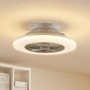 Lindby Yunus LED-loftventilator