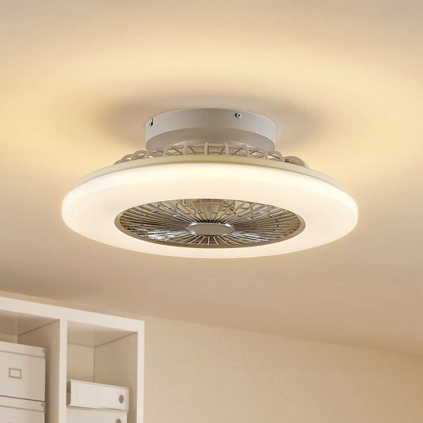 Lindby Yunus LED-loftventilator
