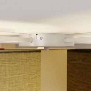 Lindby Laurenz loftlampe, 5 lk., 90 cm, rød-hvid