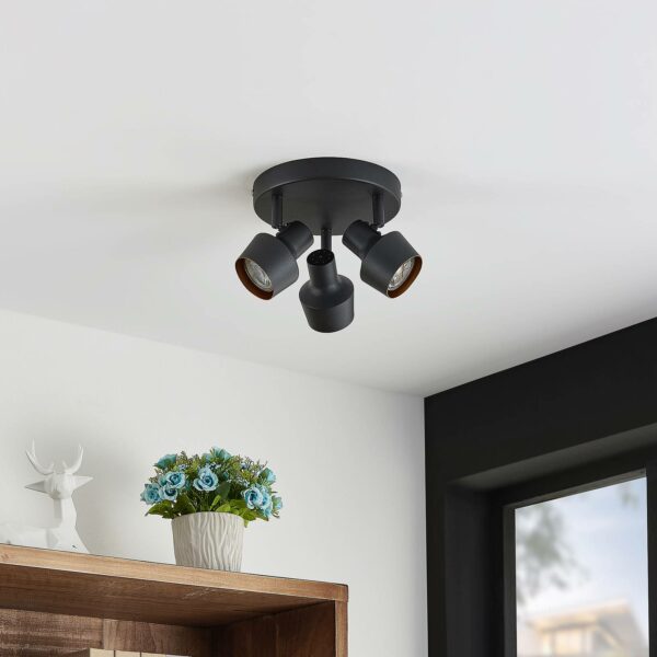 Lindby Ihaia spot, 3 lyskilder, rundt