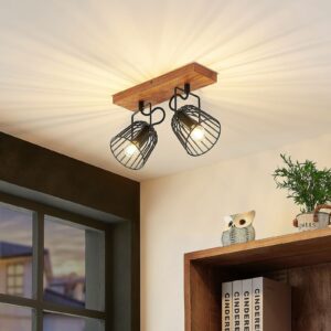 Lindby Adalin loftlampe, 2 lyskilder, bur