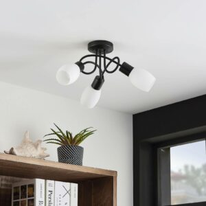 Lindby Ilmana LED-loftlampe, 3 lyskilder, svunget