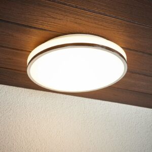 Lyss - LED loftslampe til badeværelset, kromkant