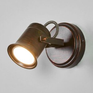 Brun-gylden spot Cansu, GU10 LED