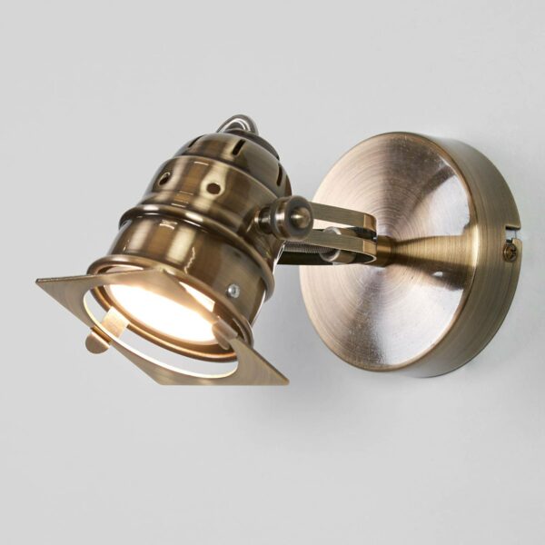 Janek - LED spot i antik messing, GU10