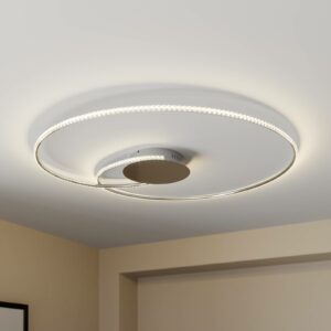 Lindby Joline LED-loftlampe, krystal, 90 cm