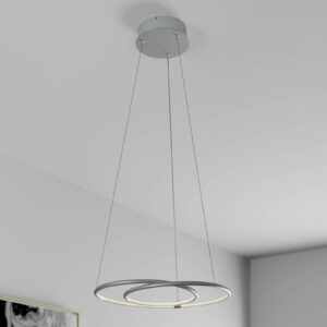 Lindby Lucy LED-hængelampe, 45 cm, aluminium