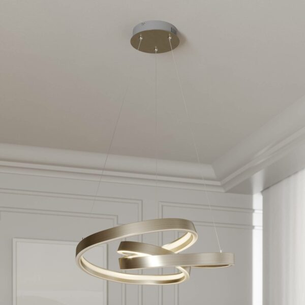 Lucande Gunbritt LED-hængelampe, 60 cm