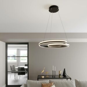 Lucande Gwydion LED-hængelampe, 60 cm