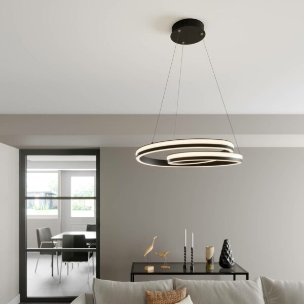 Lucande Gwydion LED-hængelampe, 60 cm