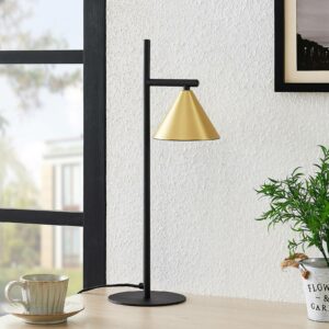 Lucande Kartio bordlampe, messing