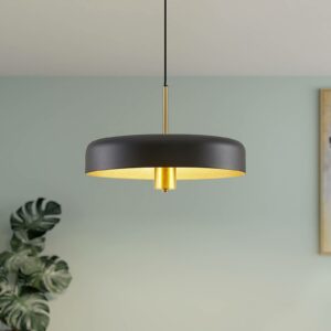 Lucande Filoreta pendellampe, 45 cm, sort