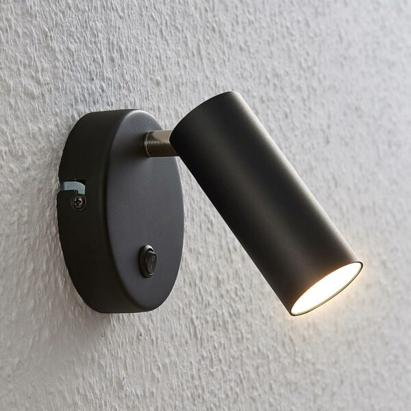 LED-spotlight Camille m. kontakt, sort, 1 lyskilde