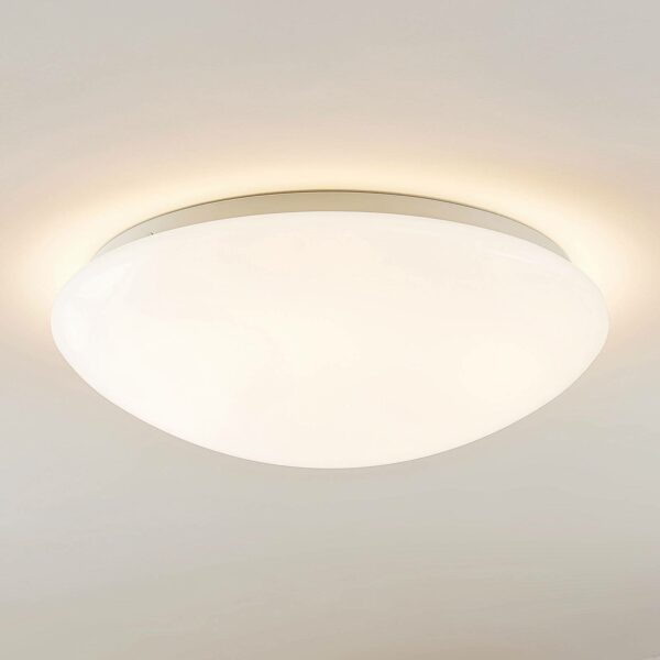 Arcchio Younes LED-loftlampe, hvid, rund, 40 cm