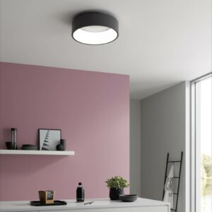 Pure LED-loftlampe, Ø 60 cm, sort
