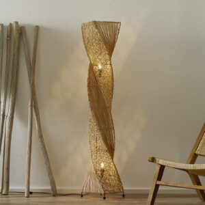 Gulvlampe Marco, drejet, 150 cm