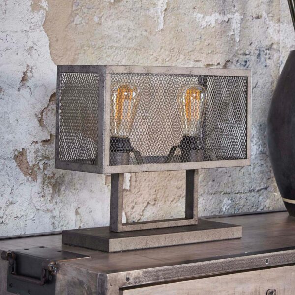 Squaregrid bordlampe, 2 lyskilder