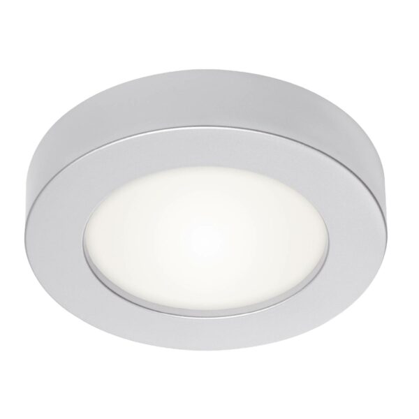 Prios Edwina LED-loftlampe, sølv, 12,2 cm