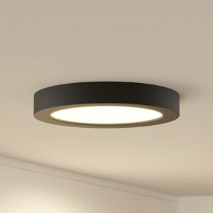 Prios Finto LED-loftlampe, IP44, CCT, 24,5 cm