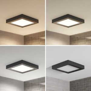 Prios Mazin LED-loftlampe, IP44, CCT, 24 W